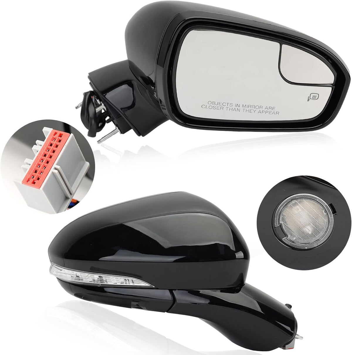 Passenger Side Mirror for 2013-2016 Ford Fusion Sedan S SE SE Hybrid 7Pins