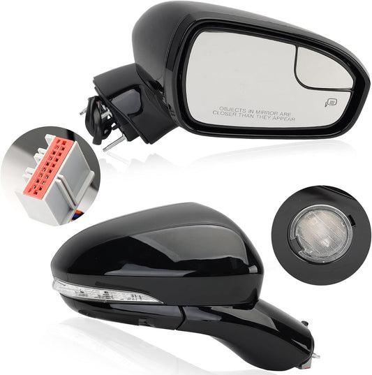 Passenger Side Mirror for 2013-2016 Ford Fusion Sedan S SE SE Hybrid 7Pins