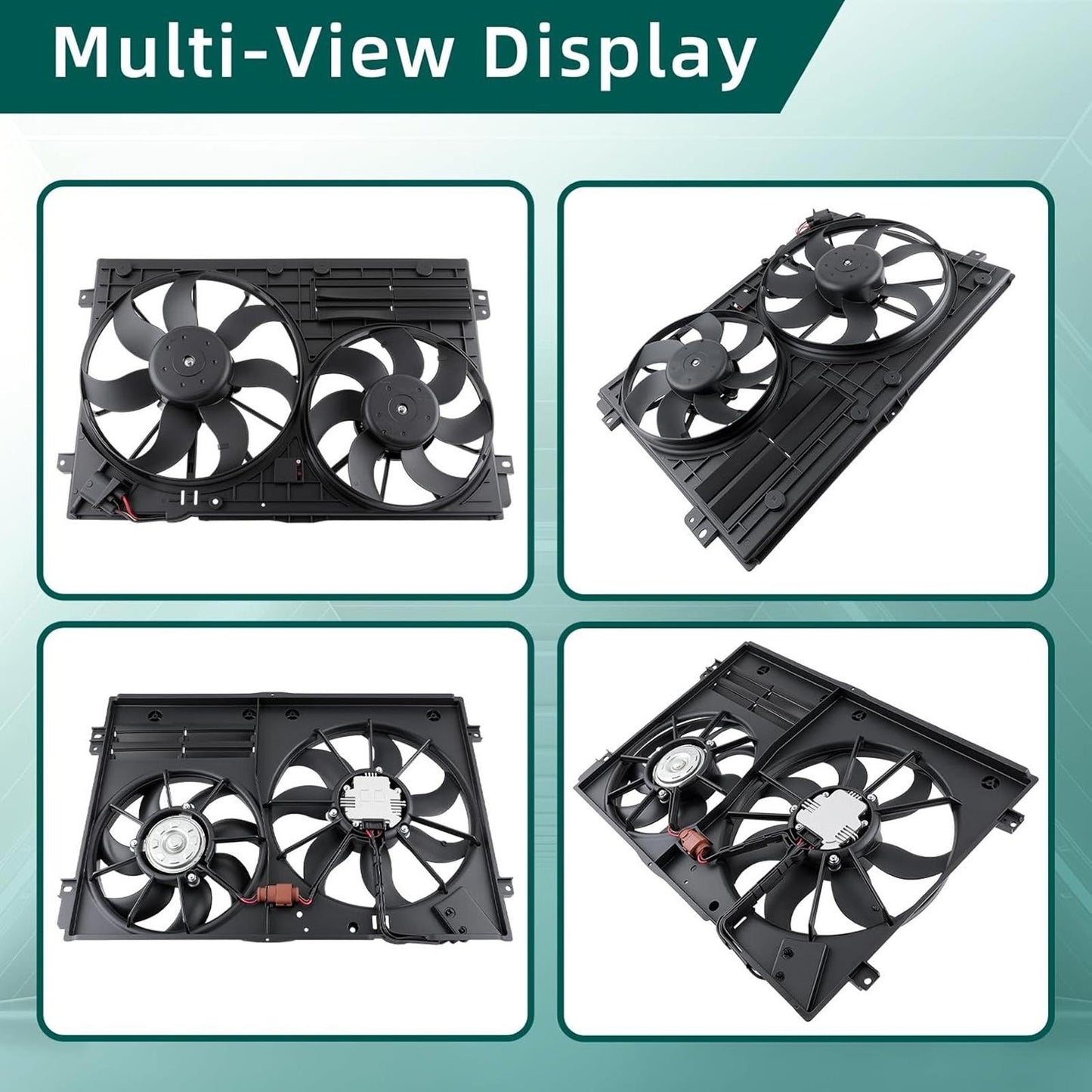 Radiator Engine Cooling AC Fan Assembly For Audi A3 TT Quattro Volkswagen Passat
