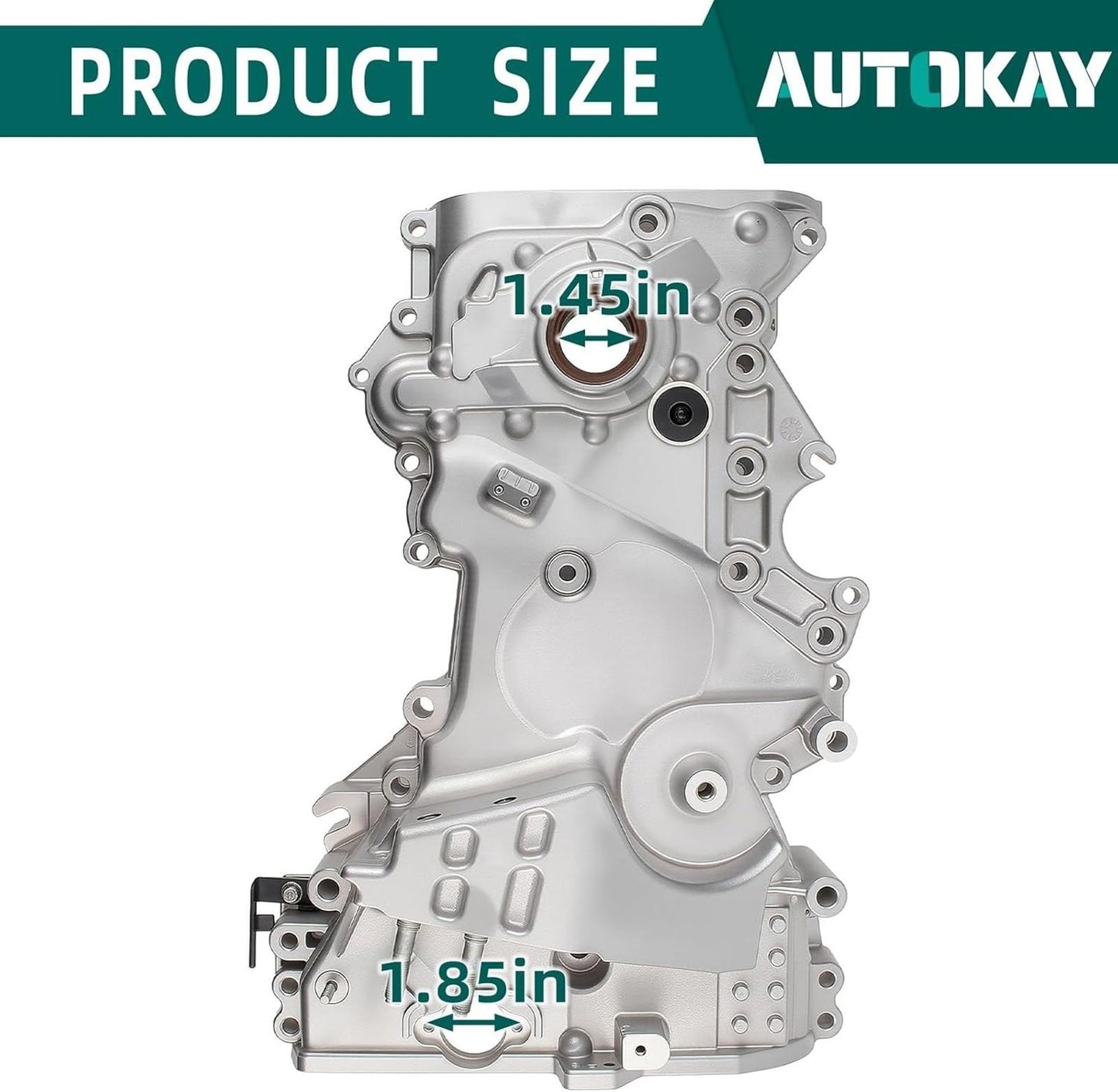 Engine Oil Pump Timing Chain Cover Fits for Hyundai Elantra 2017-2020 2.0L