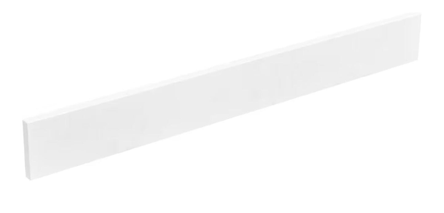 Timeless Home 36 in. W  Vanity Backsplash in Carrara White-NOB