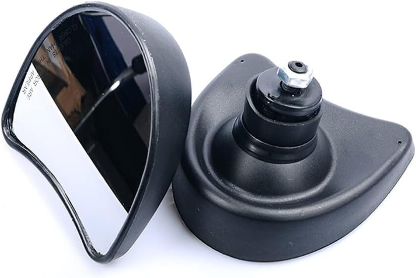 Black Inner Fairing Mount Mirror Rearview Mirrors Fit For Harley Touring
