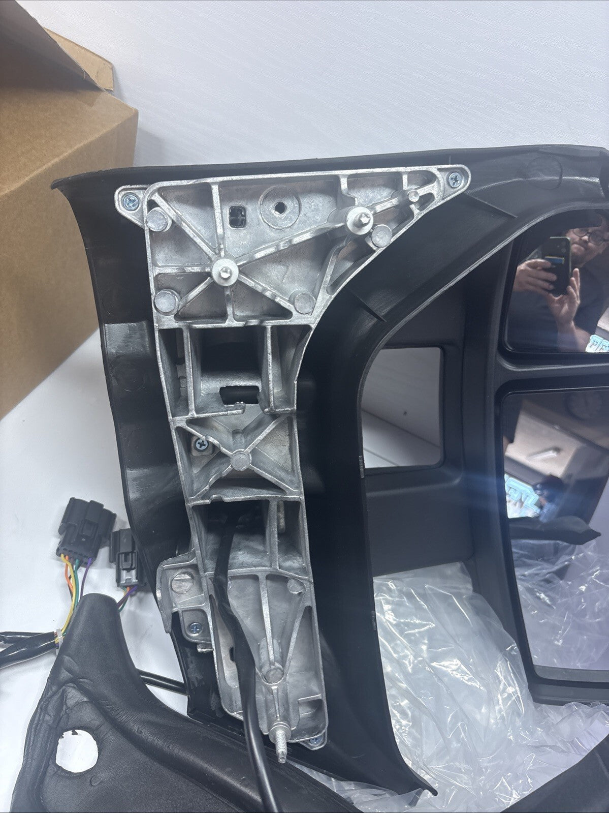 Driver Left Side Mirror Long Arm for Ford Transit 150 250 350 from 2015-26