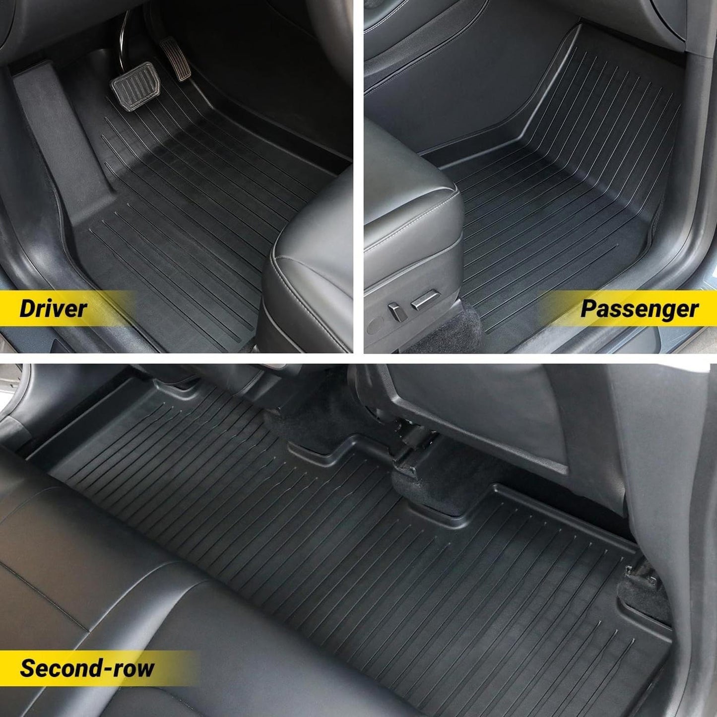 2025 2026 New Model Y Juniper Floor Mat 9PCS Waterproof Scratch Floor Mats