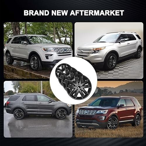 2011-2019 Ford Explorer - WEISIGAO 18" Gloss Black Wheel Skins - Set of 4