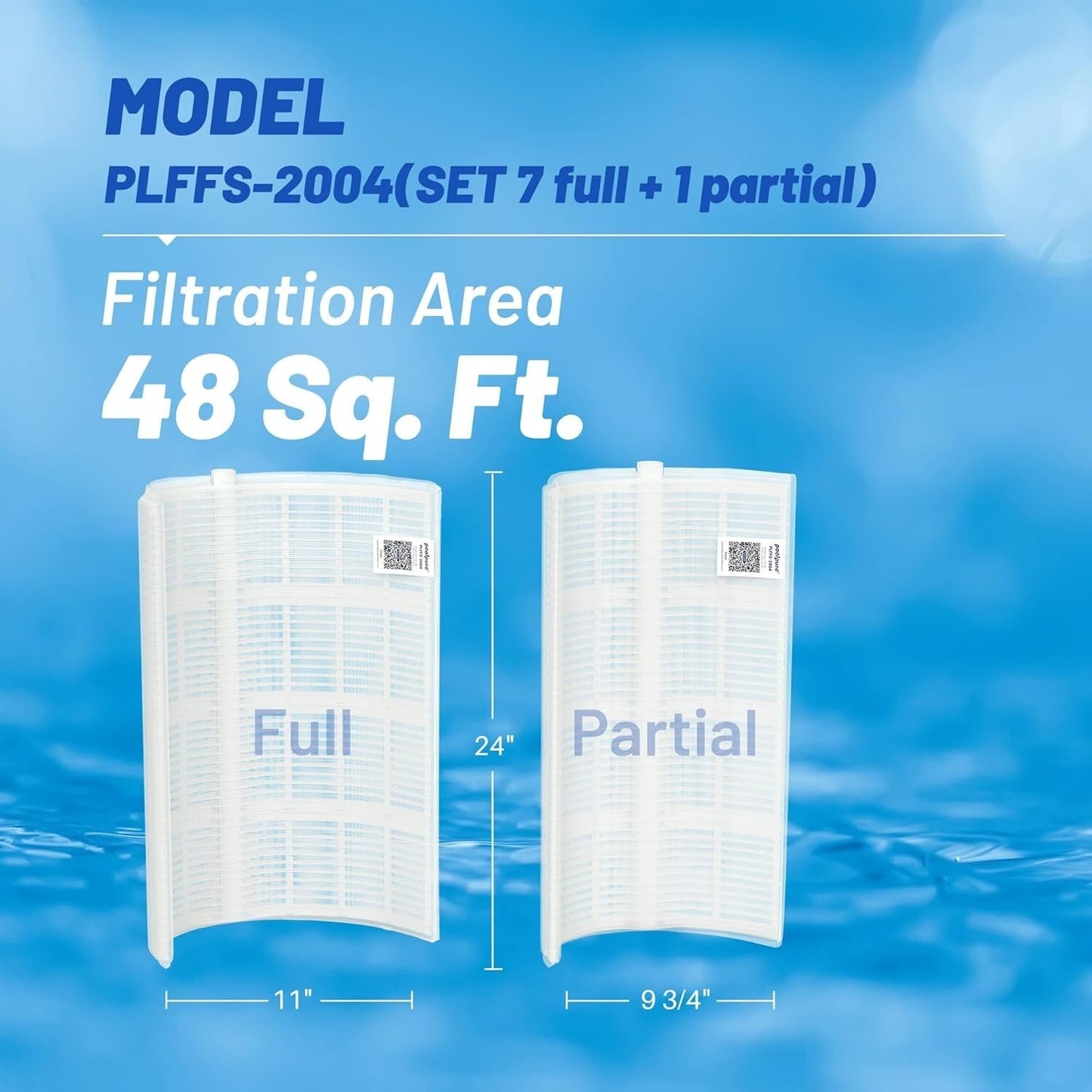 D.E Grid FILTER Replacement for 48 Square Feet FNS Plus D.E. Pool