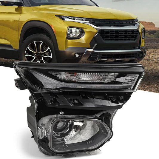 Huray Right Headlight Assembly Fit for Chevy Trailblazer GM2503520 Passenger Sid