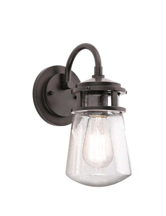 Kichler 49444 Lyndon 1 Light 11" Tall Outdoor Wall Sconce - Bronze(WH202)