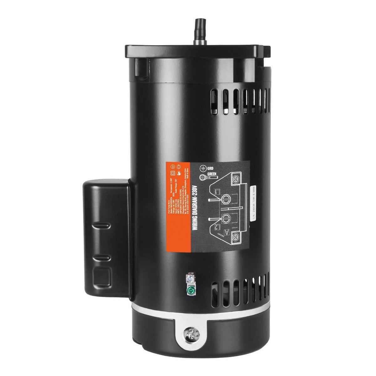 56Y Frame 2HP Pool Motor, 230V 3450 RPM Replacement 115/230V