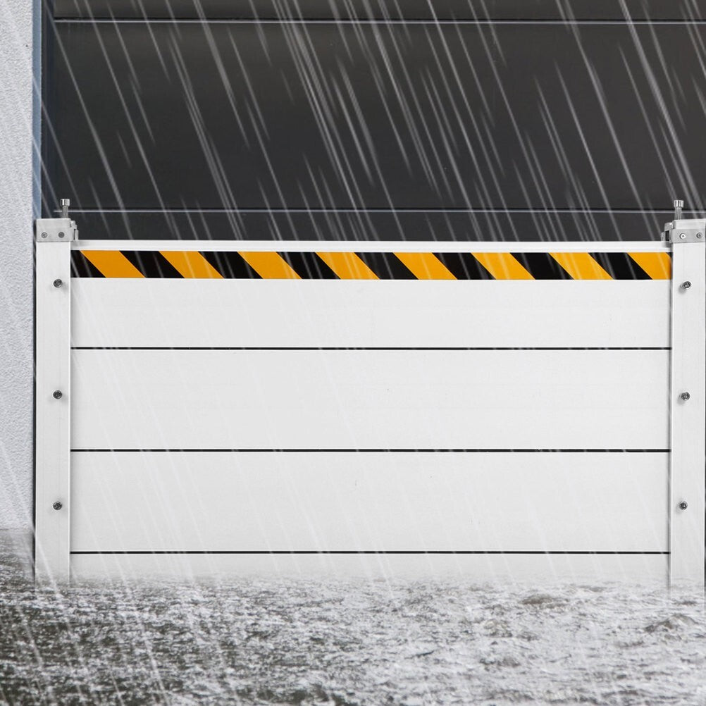 HeavyDuty Aluminum Flood Barrier Panel for Home Garage Reusable Water Prevention