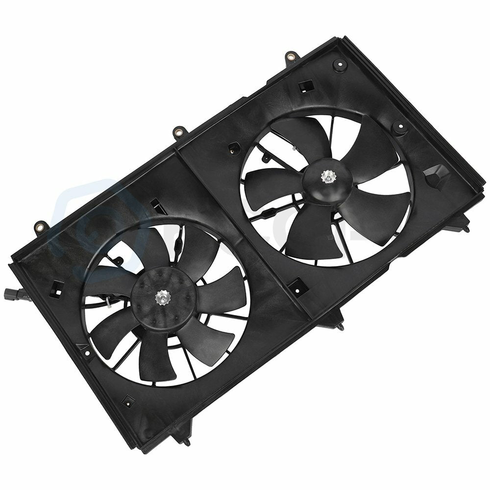 Radiator Condenser Cooling Fan Assembly For 2003 2004 2005-2007 Honda Accord