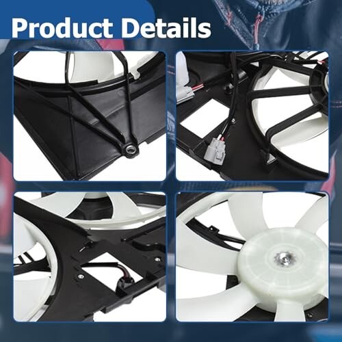 Engine Radiator Cooling Fan Assembly Replacement for Toyota Sienna 3.5L V6