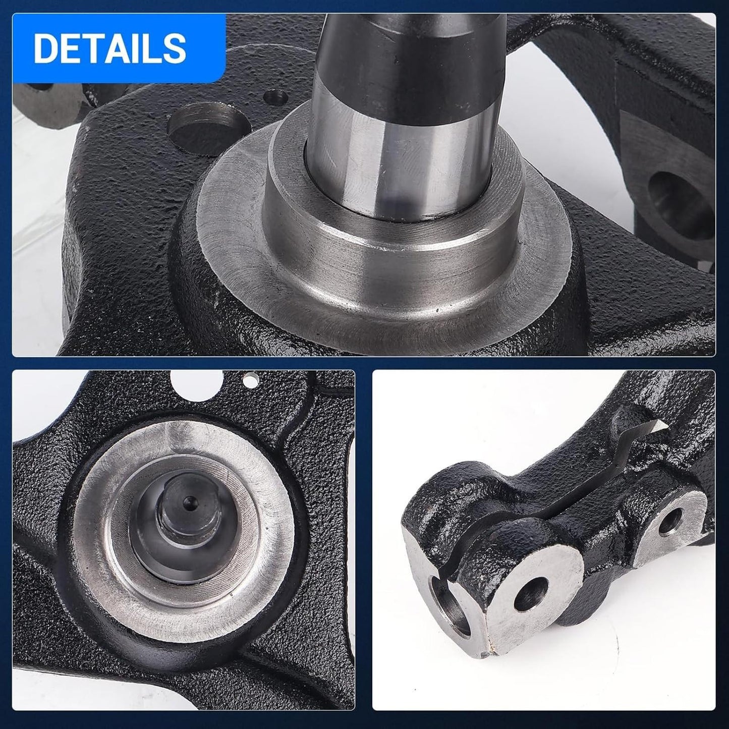 Autoround 698210 Front Suspension Steering Knuckle Compatible with Ford Ranger