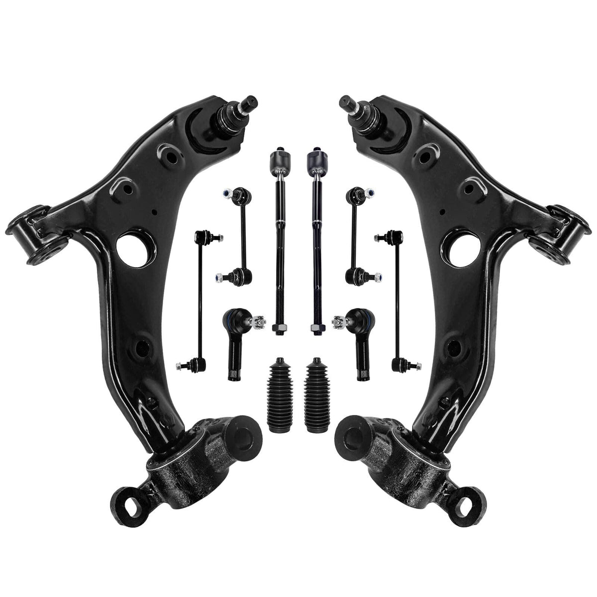 Frt Lower Control Arm Ball Joint Sway Bar Tie Rod Boot 12pc for 13-16 Mazda CX-5