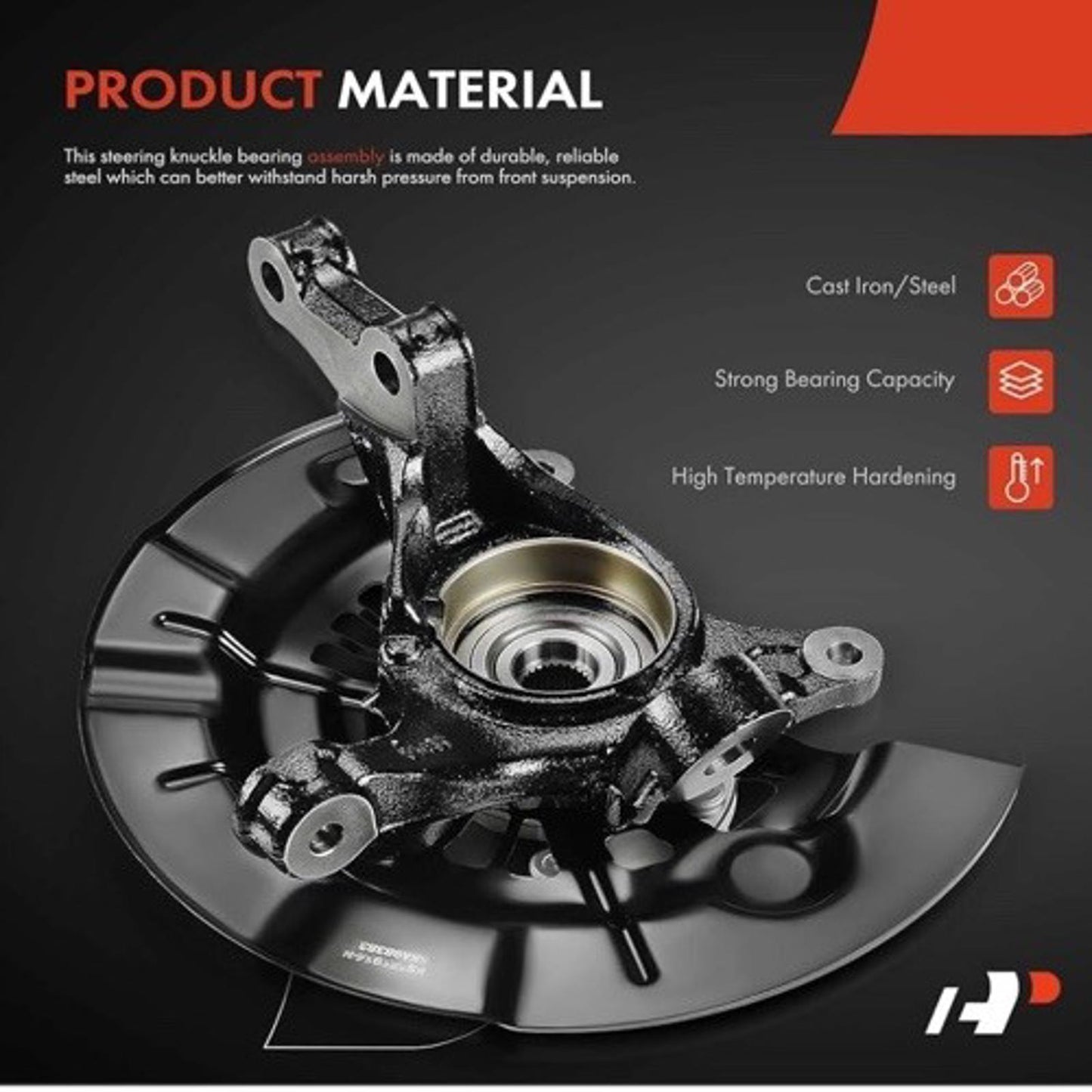 Front Left Side Steering Knuckle Wheel Bearing Hub for 2012 - 2017 Toyota Camry