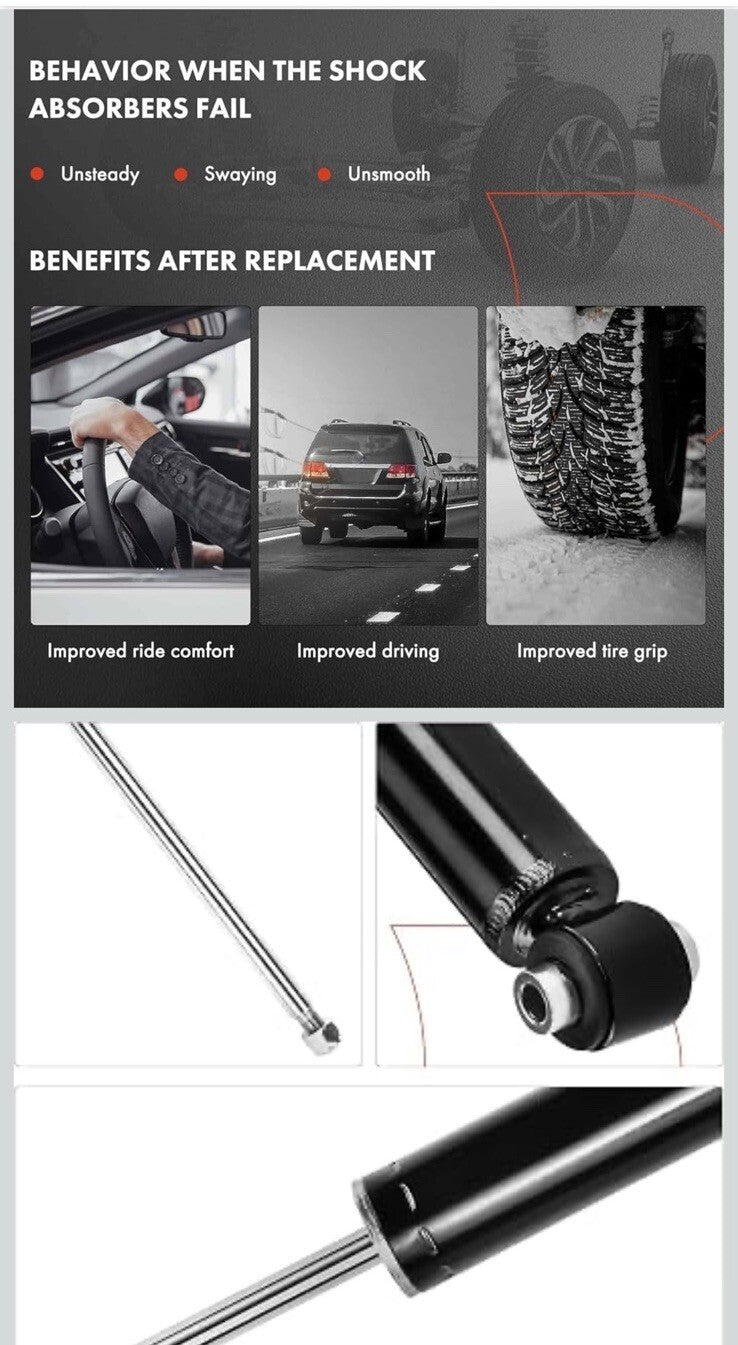 Rear Shock Absorber Compatible with Mercedes-Benz C300 2015-2022, C400 2015,