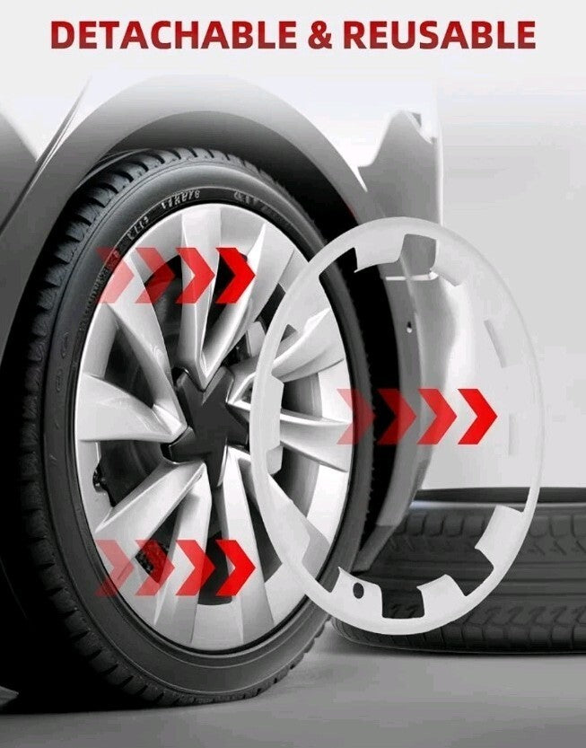 Wheel Rim Protector for Tesla Model Y Juniper 20In Helix 2.0 Wheels All-in-one