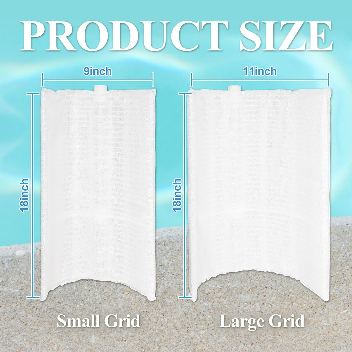 36 Sq.Ft.De Grid Pool Filter Set Compatible with Hayward & Pentair Grids | Repla
