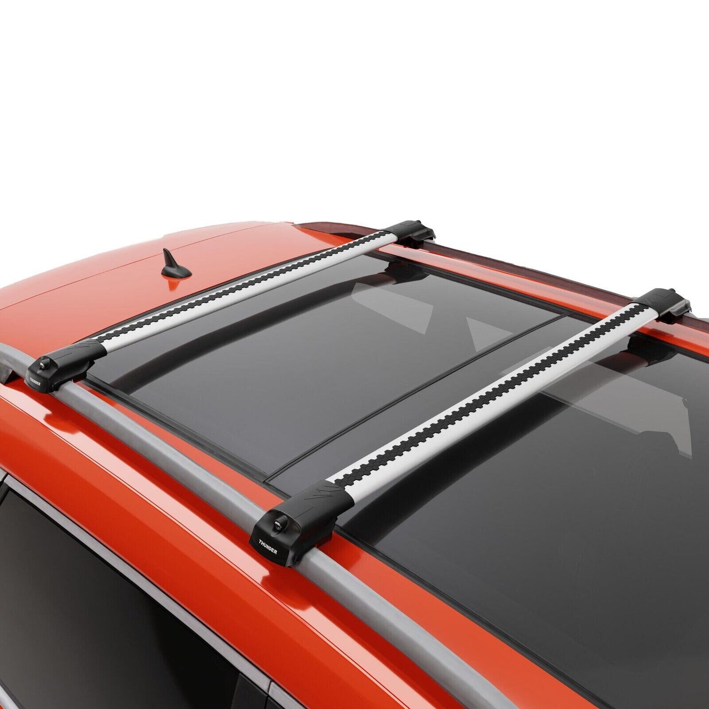 Roof Racks Cross Bars for Hyundai Santa Fe 2024-26 Aluminum Black-Gray lockable