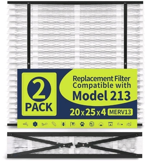 2 Pack 213 Replacement Filter Compatible with AprilAire Whole House MERV 13