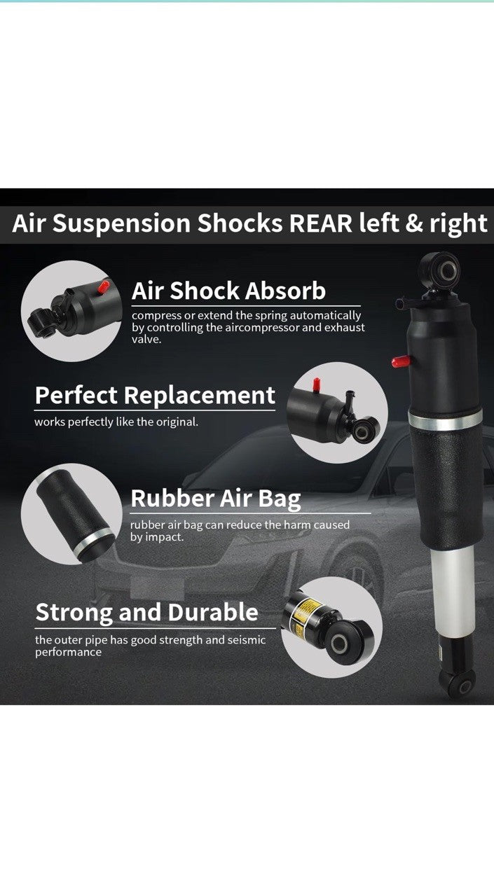 Fits  02-14 Cadillac Escalade/ESV Rear Air Ride Shock Absorbers Strut 22187156