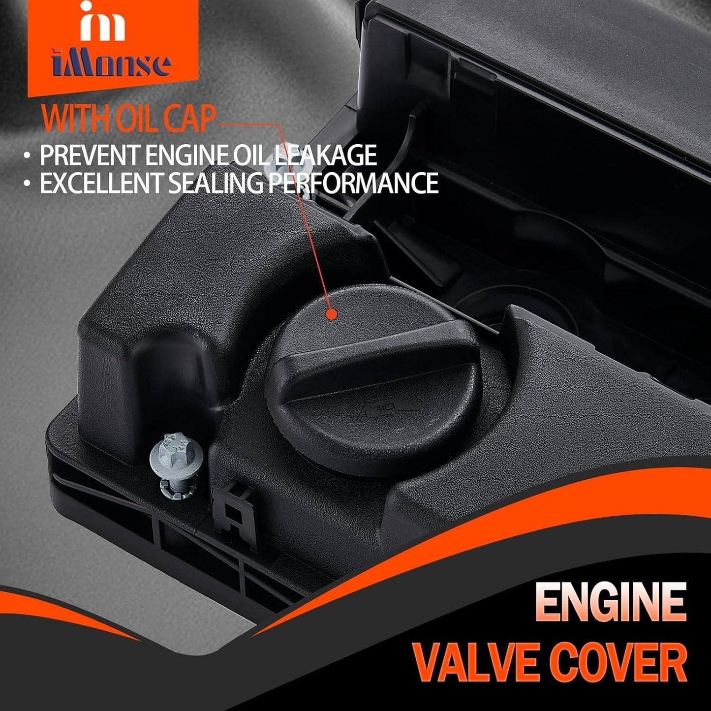 Valve Cover with Gaskets Bolts Oil Filler Cap Sonic-Trax-cruze 1.6L 1.8L 