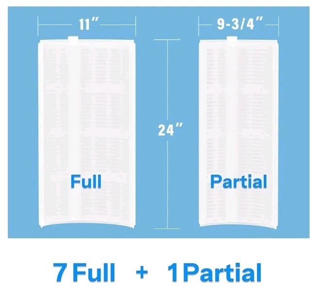 1004 DE Swimming pool Filter 7 Full+1 for FS-2004 PFS2448 FC-9540 FNS 48 PG-1904