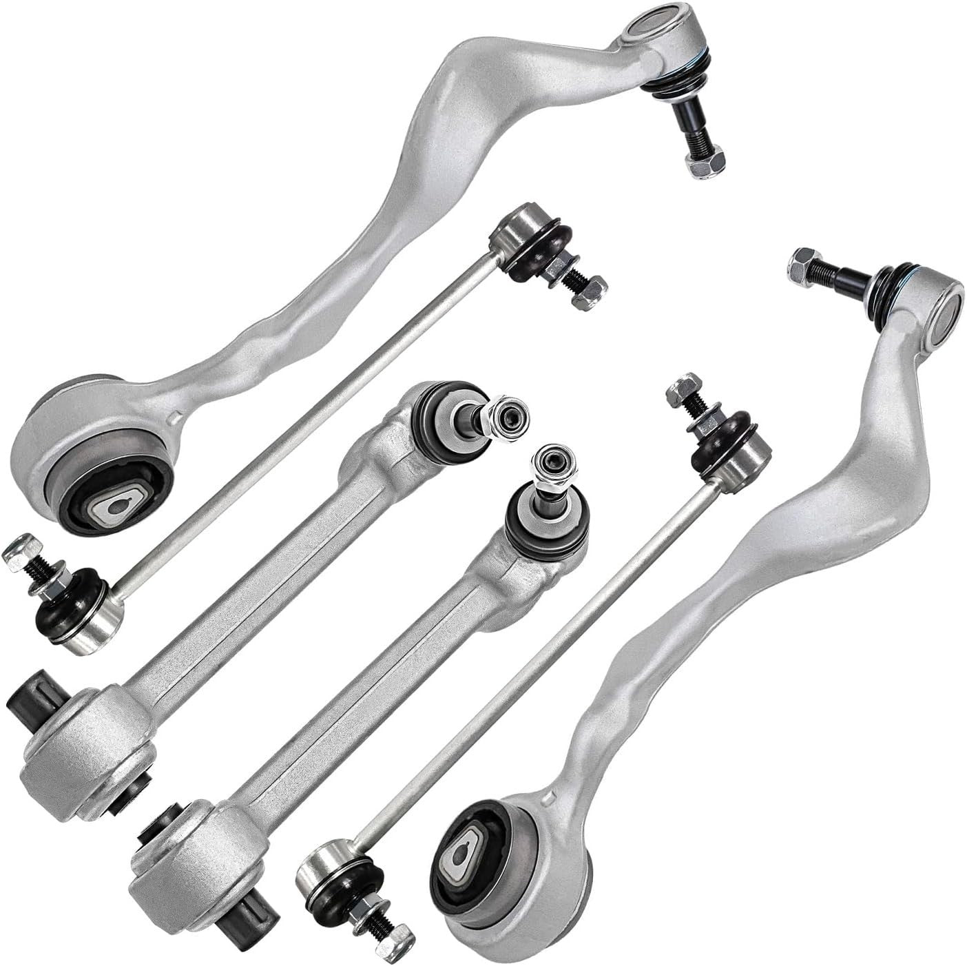 Detroit Axle Front Control Arms & Sway Bars Kit for BMW 1 3 Series X1 6pc Set