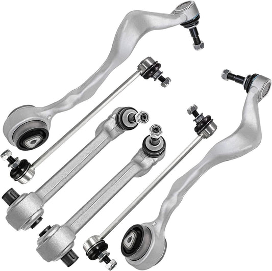 Detroit Axle Front Control Arms & Sway Bars Kit for BMW 1 3 Series X1 6pc Set