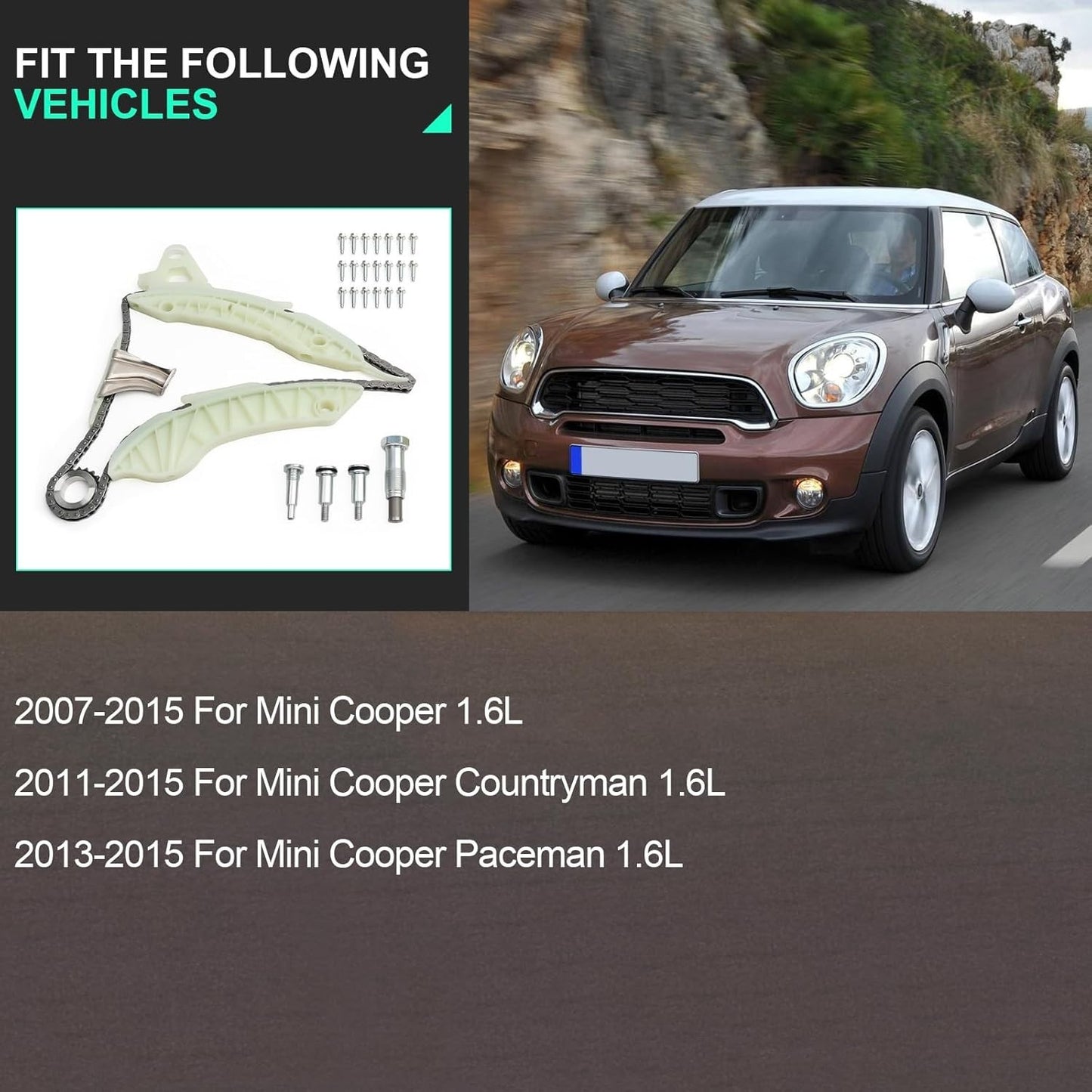 Timing Chain Kit For 2007 2008 2009 2010 2011 2012 2013 For Mini Cooper 1.6L