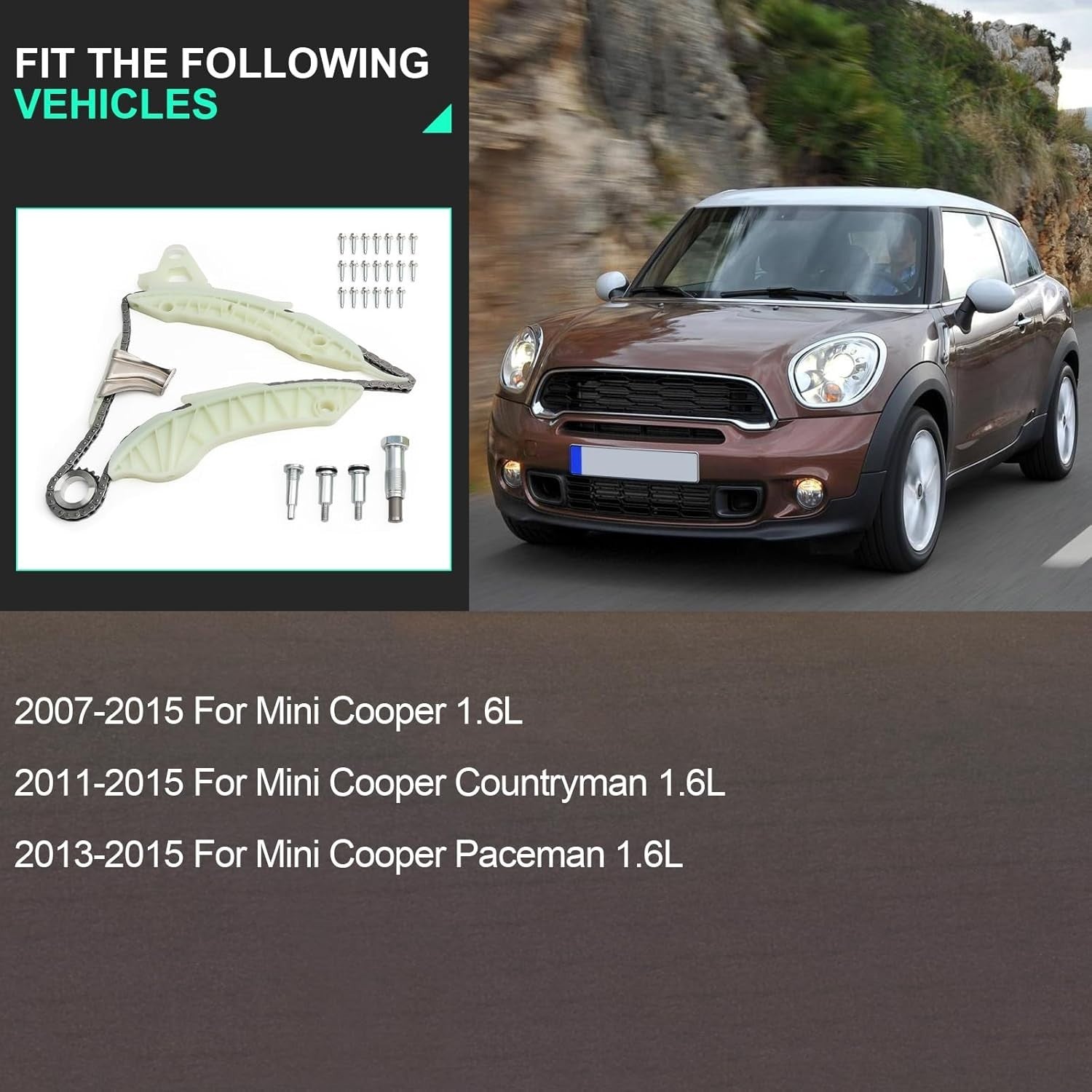 Timing Chain Kit For 2007 2008 2009 2010 2011 2012 2013 For Mini Cooper 1.6L