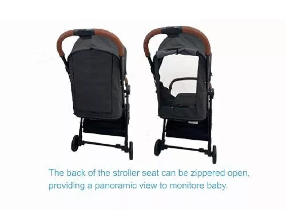  Self Foldable Stroller Toddlers 1 2 3 4 5 Year Old Baby Kids Ultra Dark Grey