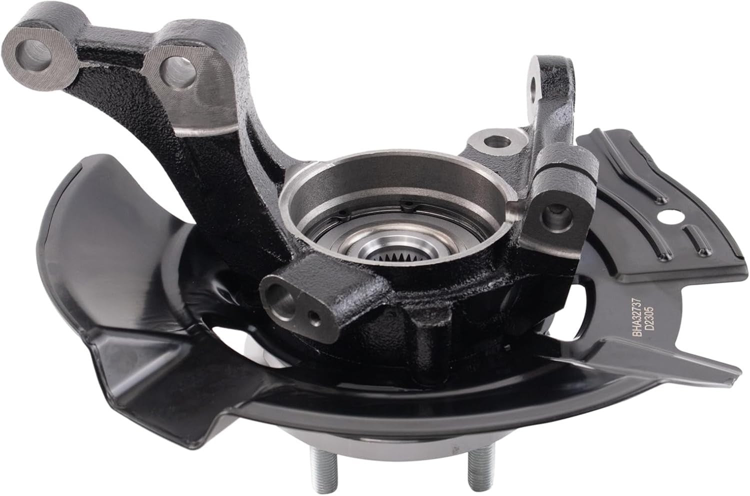 TRQ Front Steering Knuckle & Wheel Bearing Hub Assembly Kit RH Right Side