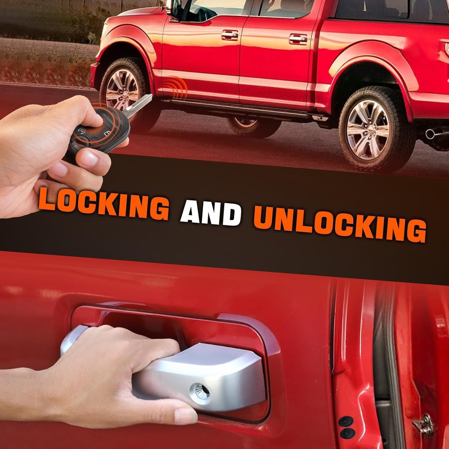BC3Z-19G364-A Remote Start Kit w/2 Keys for Ford F-150 2011-2014 F-250 F-350