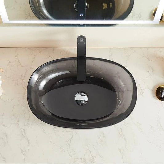 ARTSTONE 22 x 15 Inch Bathroom Vessel Sink and Pop Up Drain Combo Countertop ...