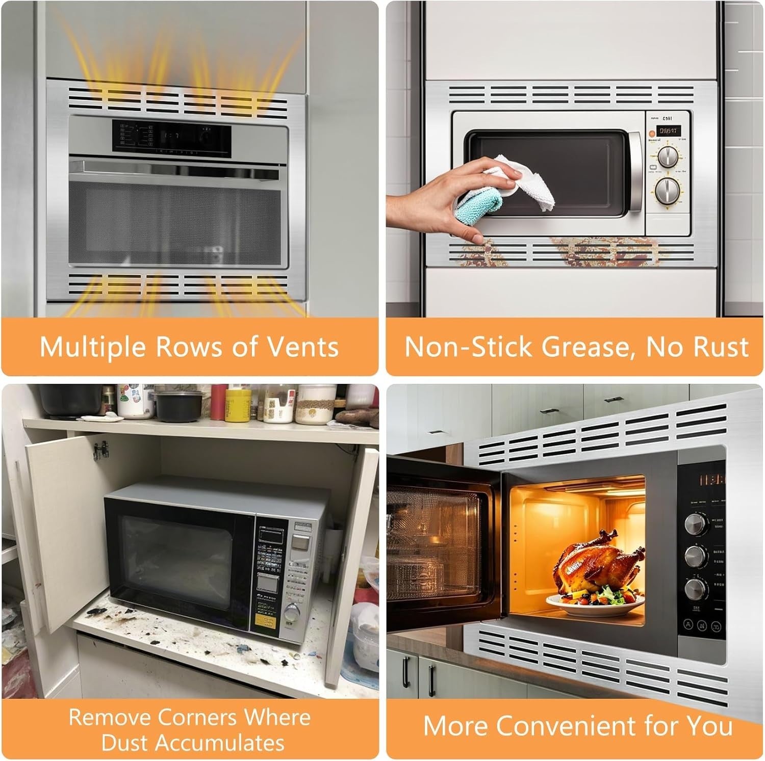NN-TK621SS, NN-TK623GS 27-Inch Microwave Trim Kit for 1.2 cu ft Microwave