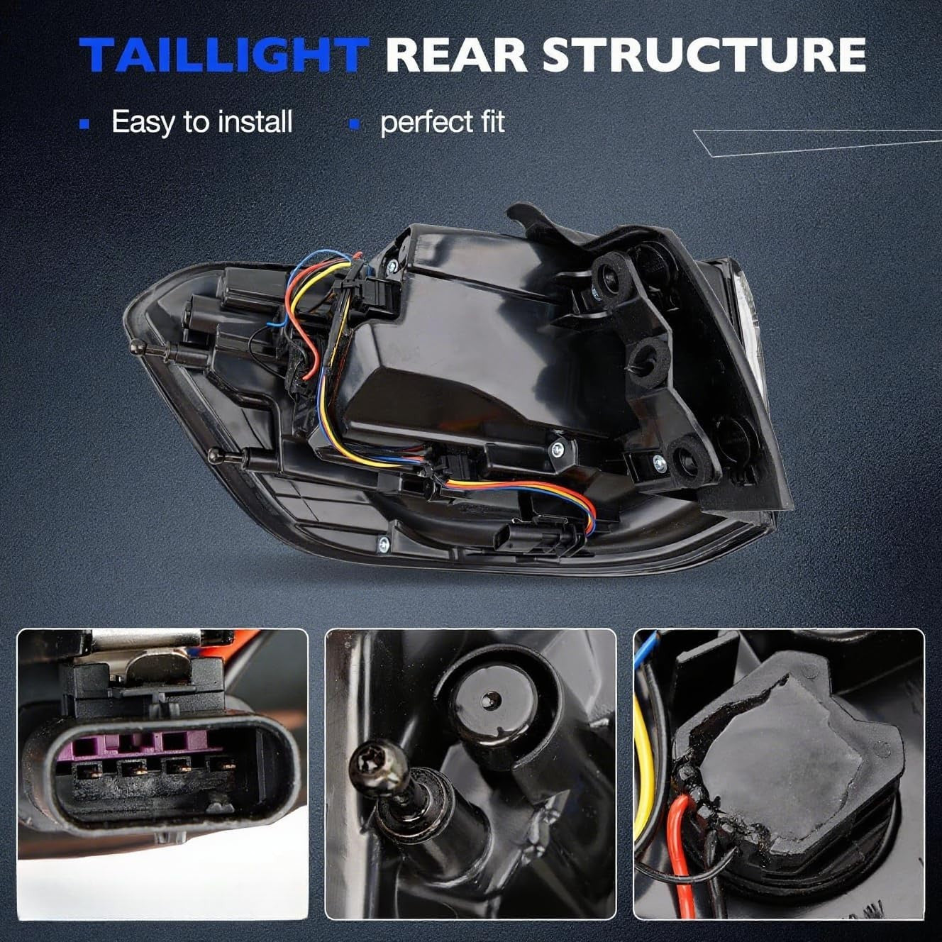 Right Outer Tail Light Fit for Jeep Compass 2017-2021 CH2805115 55112838AC