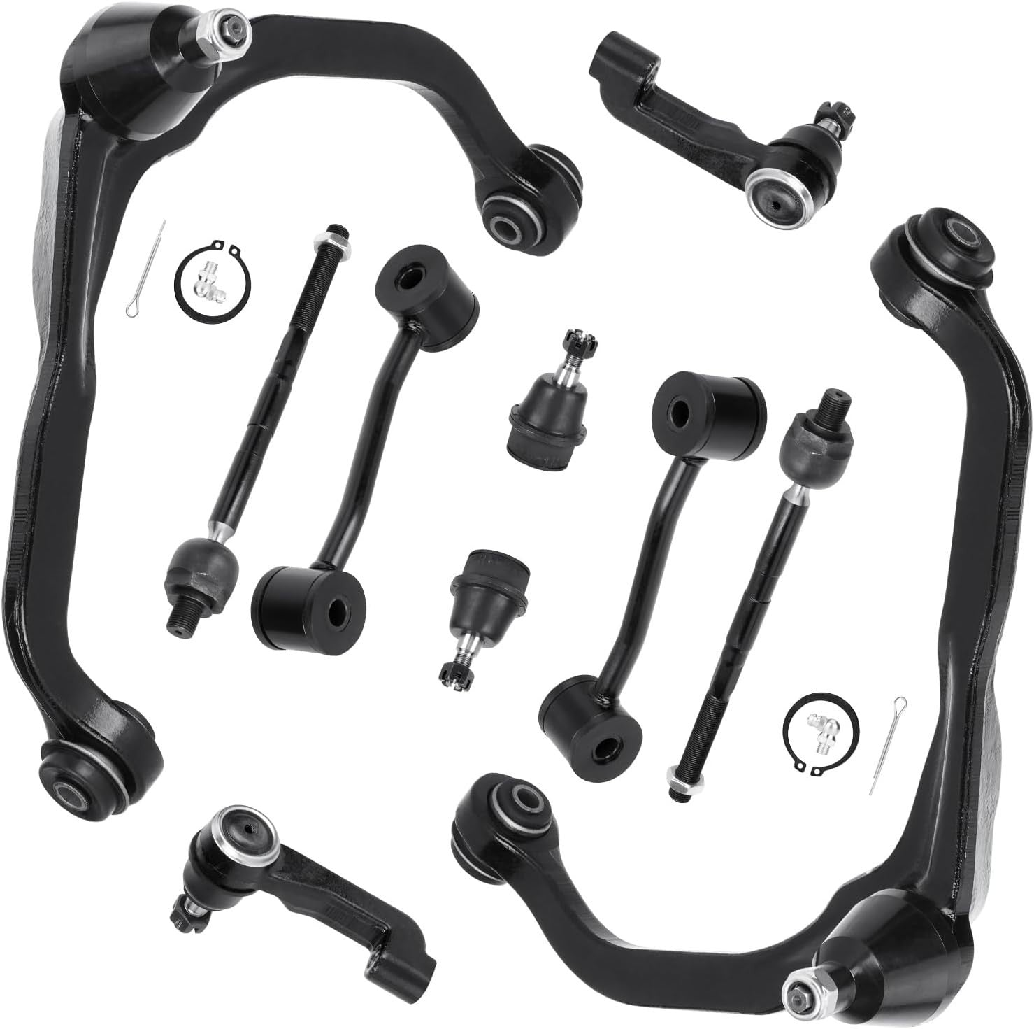 Front Upper Control Arms & Suspension Kit for 2008-2011 Dodge Nitro Jeep Liberty