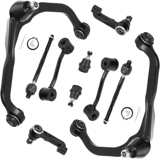 Front Upper Control Arms & Suspension Kit for 2008-2011 Dodge Nitro Jeep Liberty