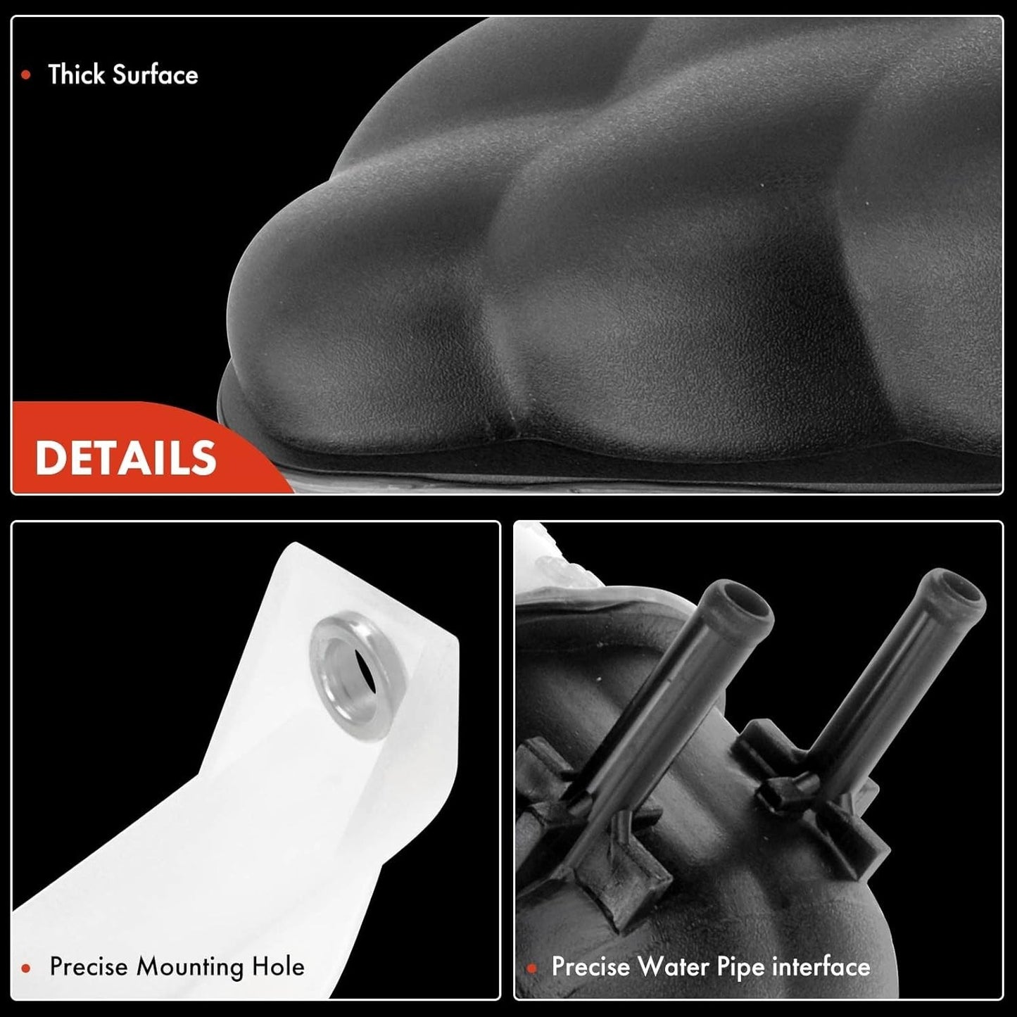 Coolant Expansion Reservoir Tank [with Cap] Compatible with Chevrolet Silverado