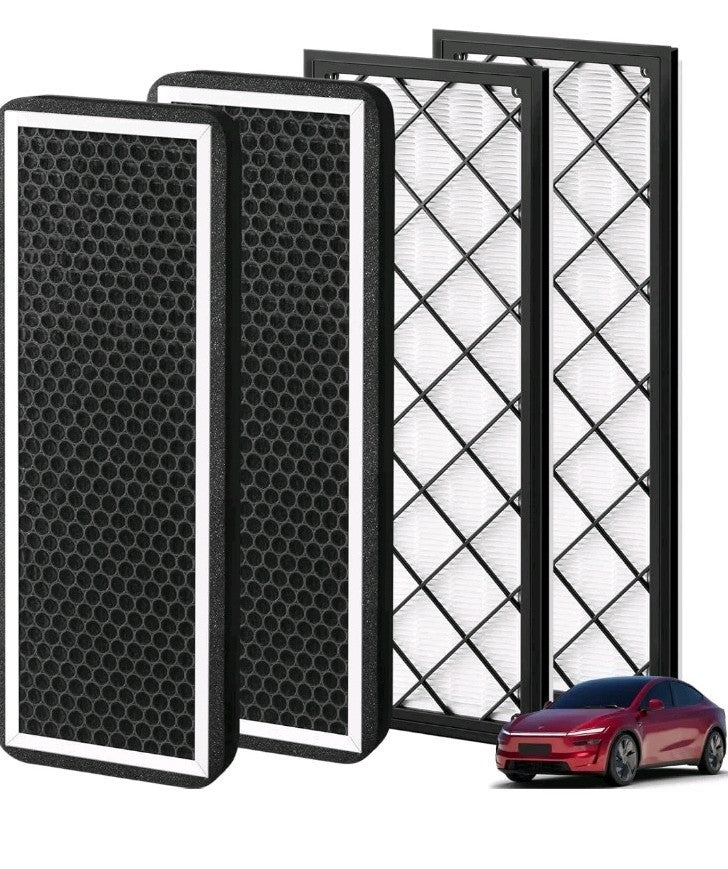 Tesla Model Y Cabin Air Filter HEPA with Activated Carbon, Air Intake Filter ...