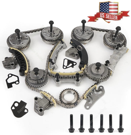 Timing Chain Kit &VVT Gears fit 07-22 Buick Enclave Chevy Acadia SLT GMC 3.6 3.0