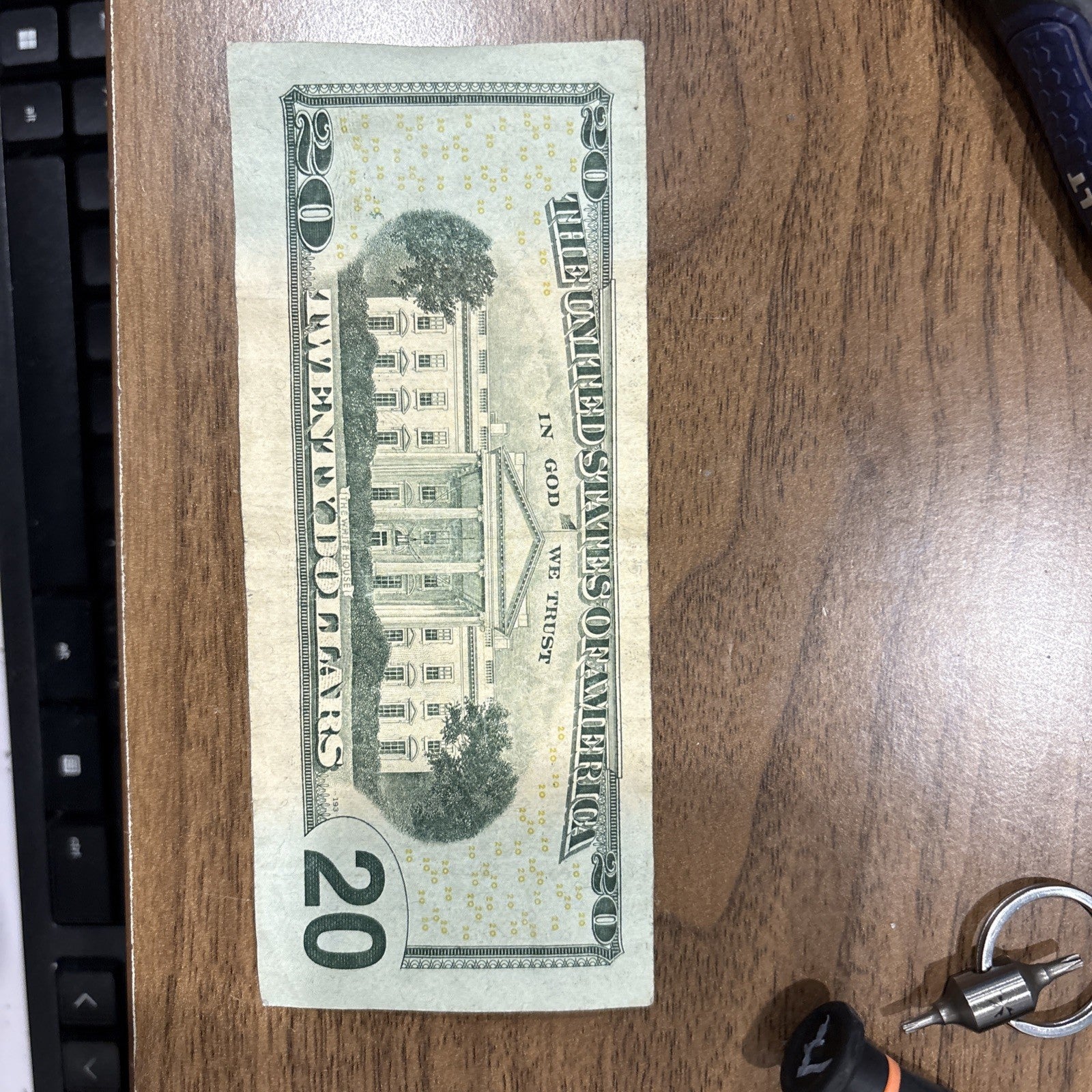 2004 A Offset Misaligned $20 Twenty Dollar Bill