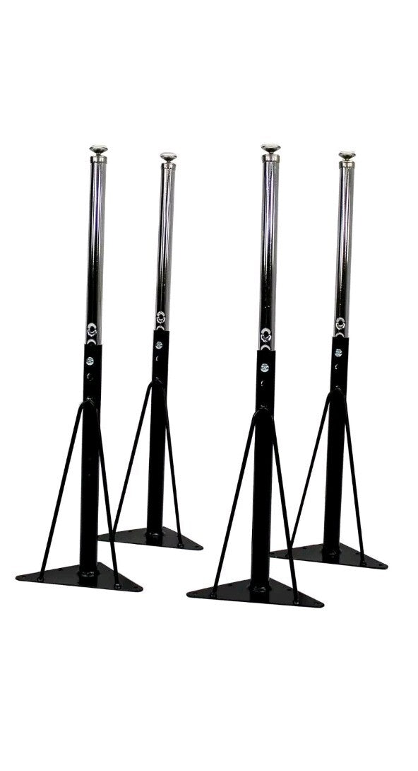 11024-BK Replacement Standard Swivel Glide Table Legs for Activity Tables