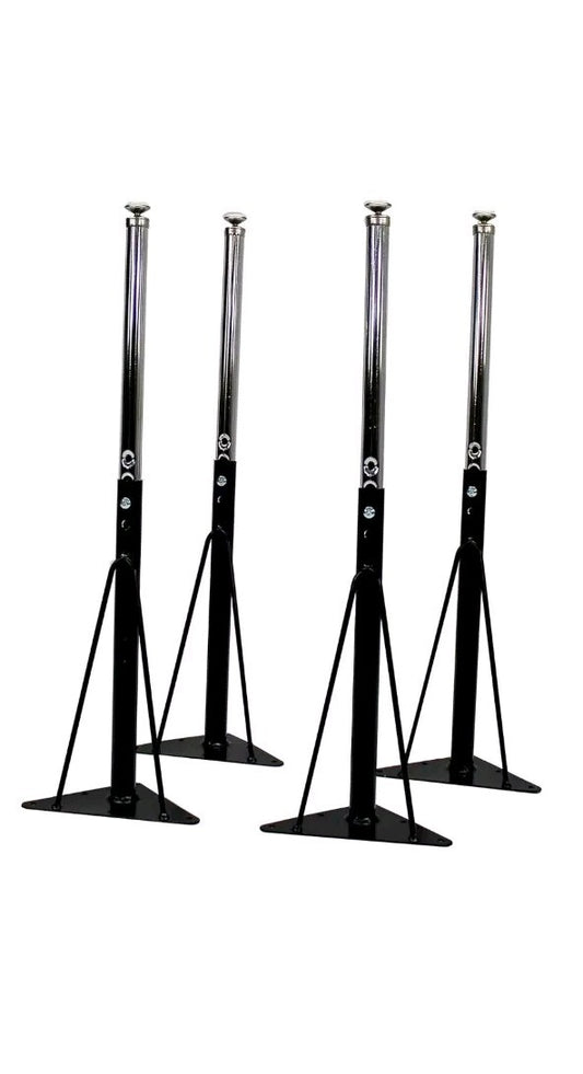 11024-BK Replacement Standard Swivel Glide Table Legs for Activity Tables