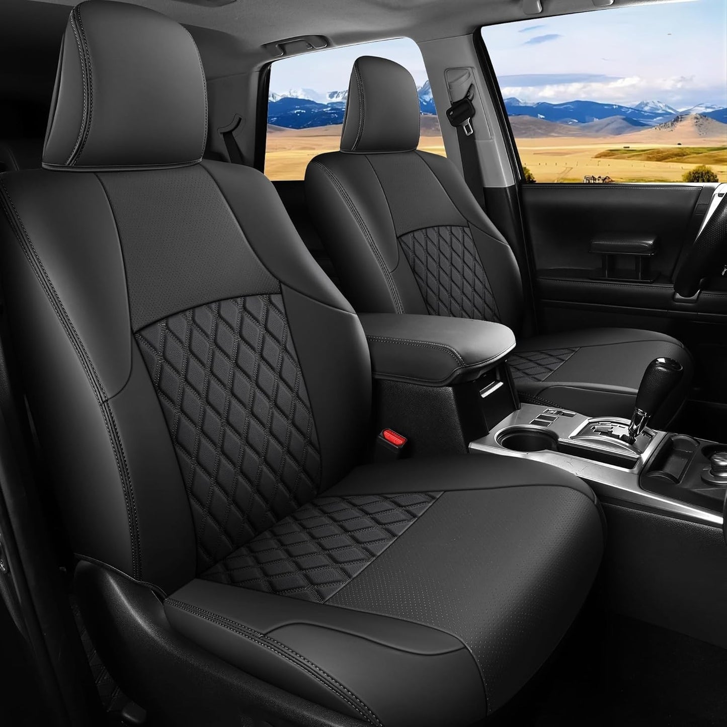 Huidasource Custom Fit Seat Covers for 2011-2024 Toyota 4Runner 2 Row 5 Seats