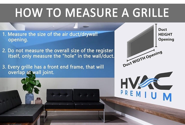 HVAC Premium 24" x 14" Fixed Bar Return Grille Steel Structure - Elegant Quality