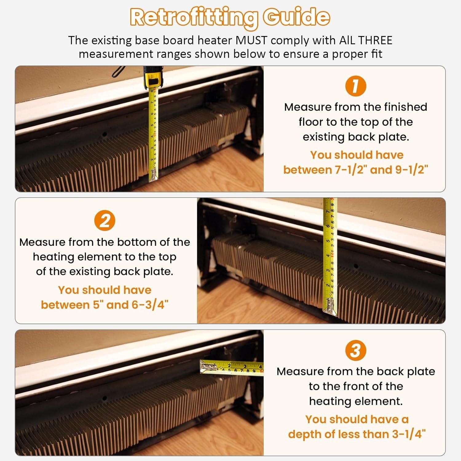 Upgraded 4 Ft Base Board Heater Cover with Left and Right Endcaps, Galvanized St