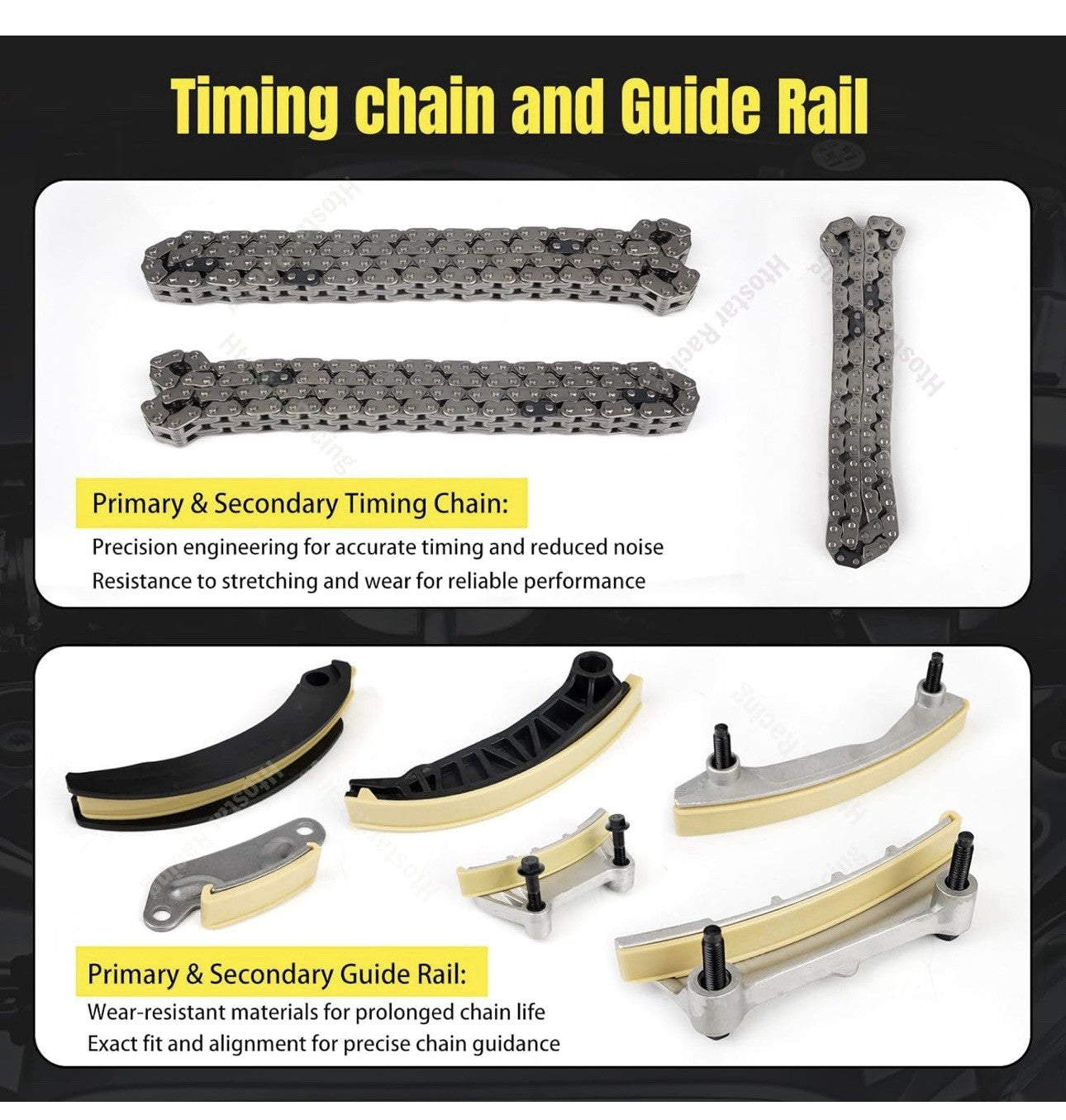 Timing Chain Kit &VVT Gears fit 07-22 Buick Enclave Chevy Acadia SLT GMC 3.6 3.0