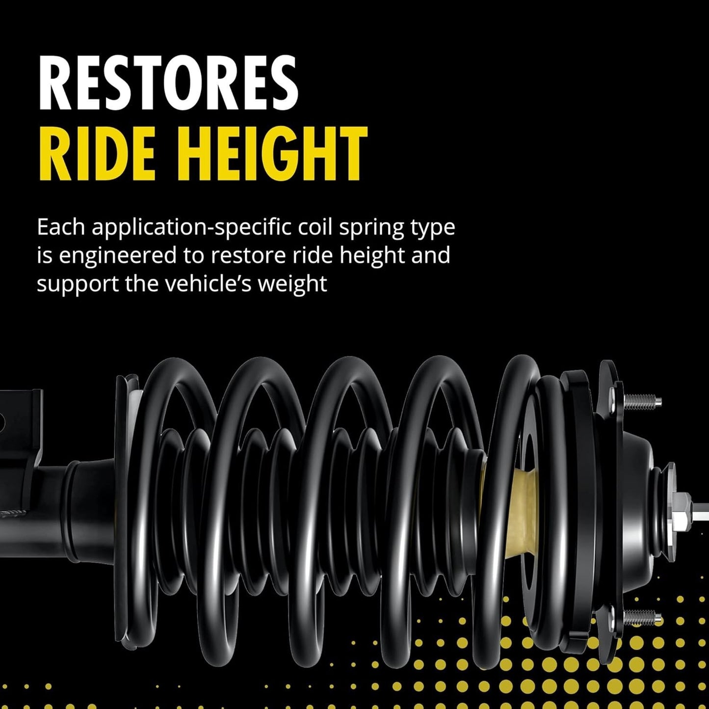 Suspension Strut and Coil Spring Assembly-Quick-Strut Complete Strut Assembly